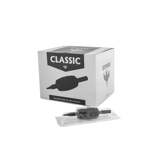 CLASSIC TUBE & GRIP SETS - 1" BLACK DISPOSABLE GRIP-1