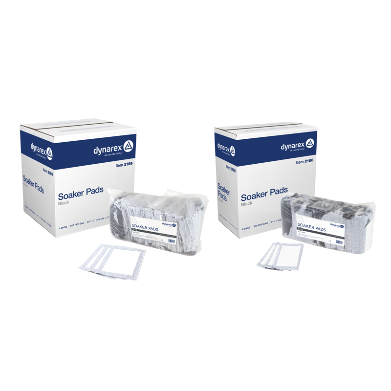 SOAKER PADS - DYNAREX -  6.25" X 7" 500 COUNT.-1