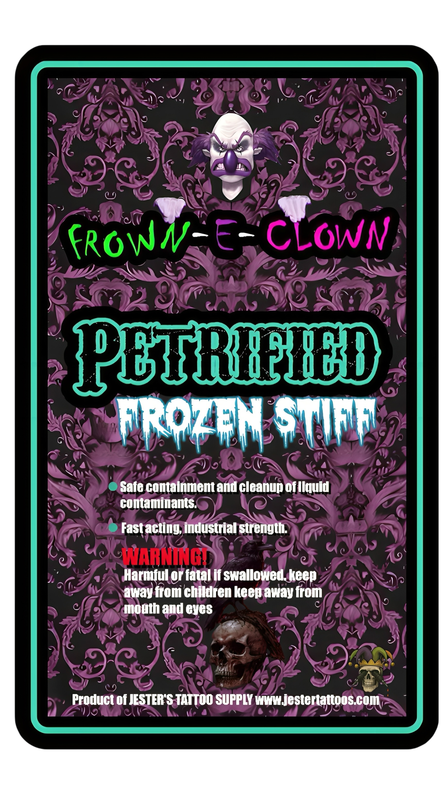 LIQUID SOLIDIFIER 8 OZ - FROWN-E-CLOWN