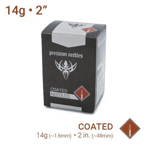 PRECISION BODY PIERCING NEEDLES -  STRAIGHT OR COATED - PICK SIZE-6