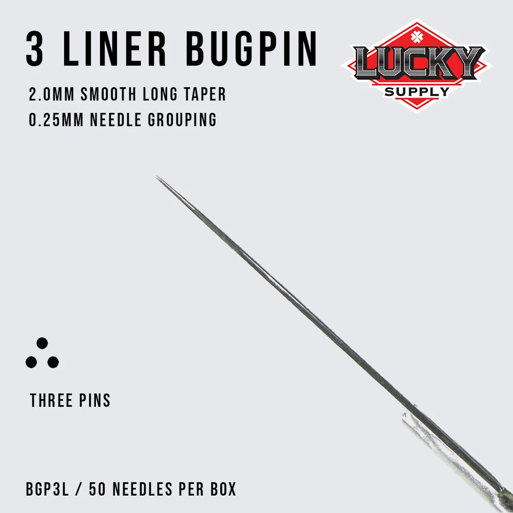LUCKY SUPPLY - BUGPIN ROUND LINER - PICK SIZE-4