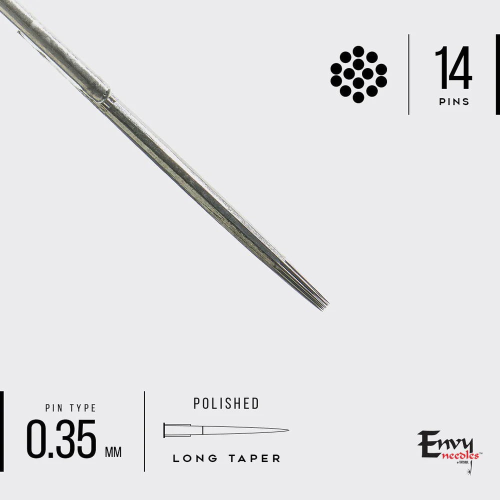 Envy Needles by TATSoul - STANDARD ROUND LINER - PICK SIZE-8