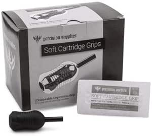PRECISION CONTOURED SOFT CARTRIDGE GRIP - BOX OF 20 DISPOSABLE 1.25" GRIPS-1
