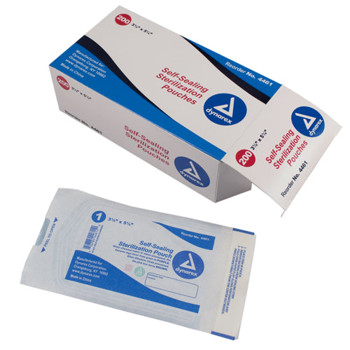 DYNAREX SELF SEAL STERILIZATION POUCHES - PICK SIZE-2