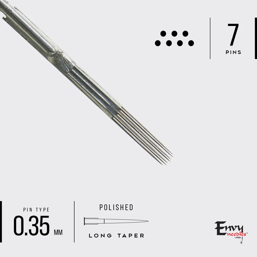 Envy Needles by TATSoul - Curved Magnum Tattoo Needles - PICK SIZE-4