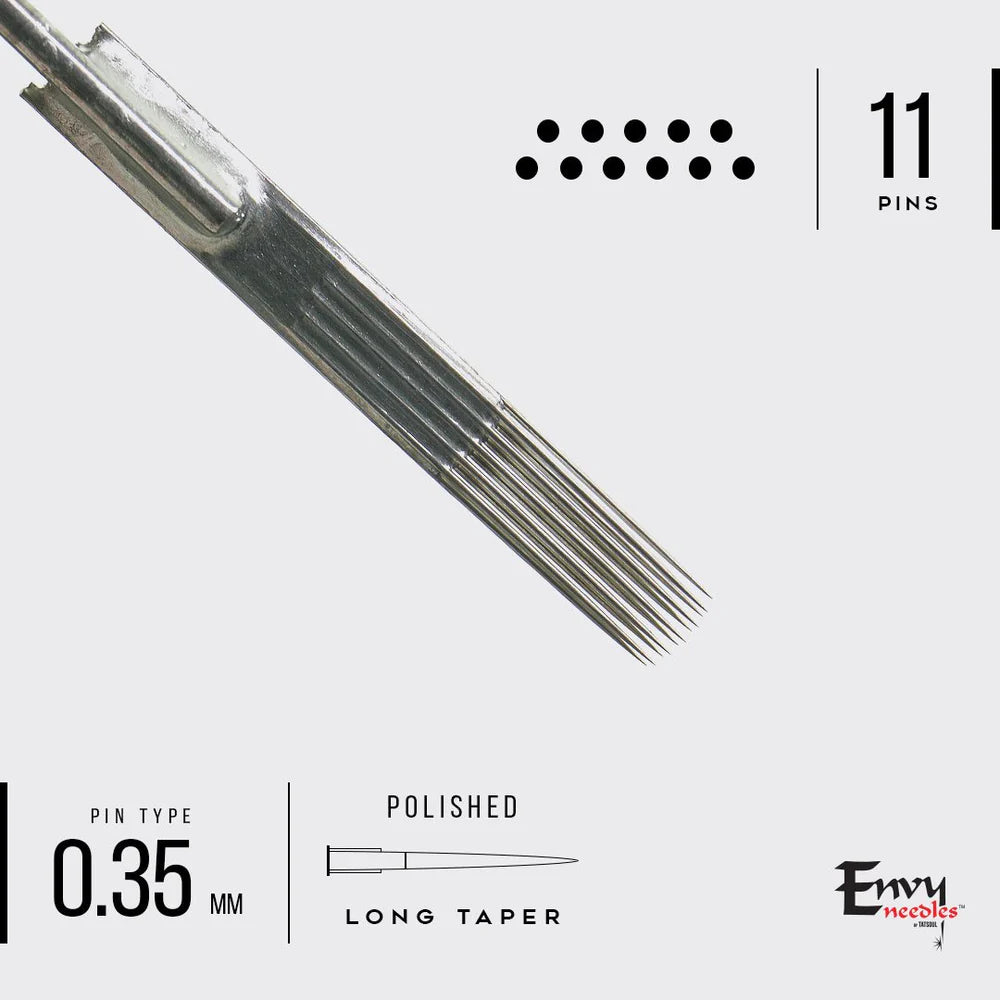 Envy Needles by TATSoul - Curved Magnum Tattoo Needles - PICK SIZE