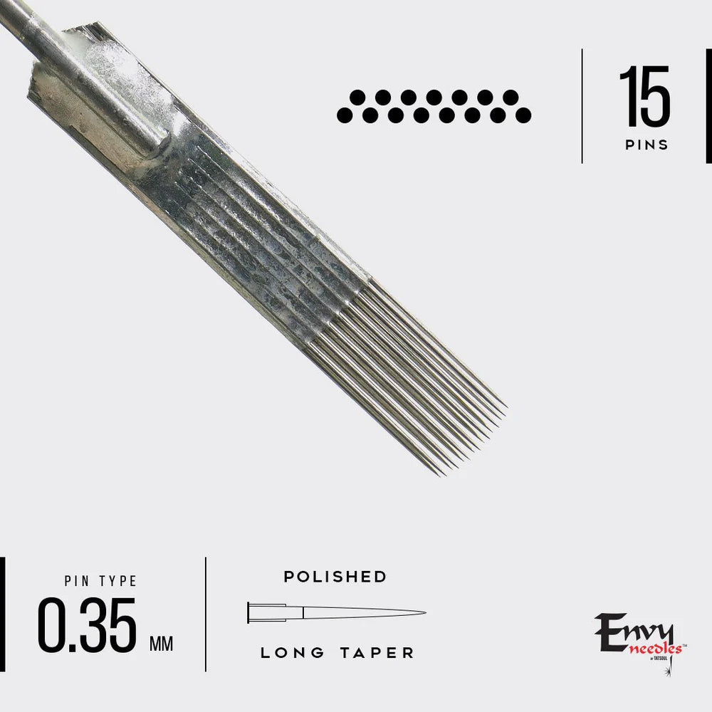 Envy Needles by TATSoul - Curved Magnum Tattoo Needles - PICK SIZE-7