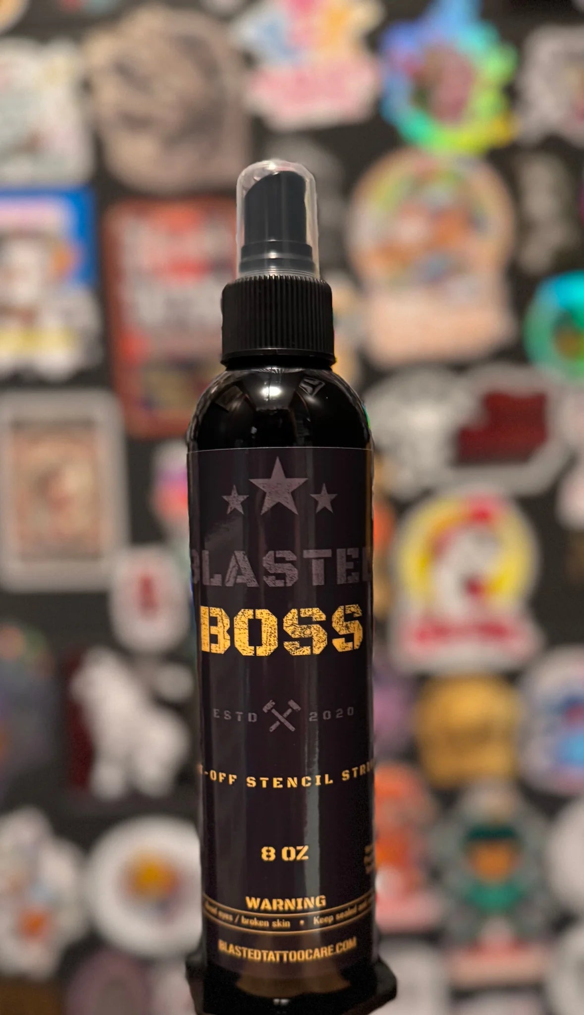 BOSS BLAST OFF STENCIL STRIPPER - BLASTED TATTOO PRODUCTS