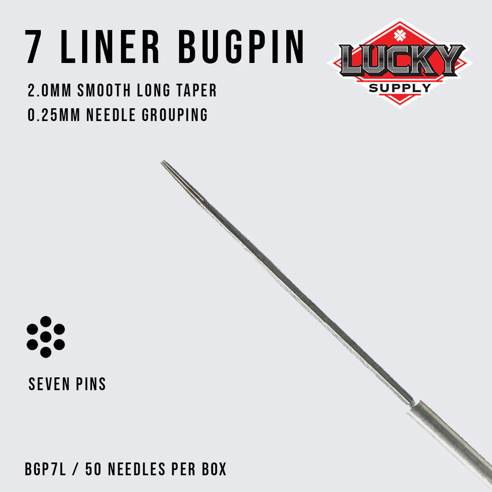 LUCKY SUPPLY - BUGPIN ROUND LINER - PICK SIZE-3