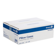 DYNAREX Disposable Pillow Case — Black Tissue/Poly — 100/cs