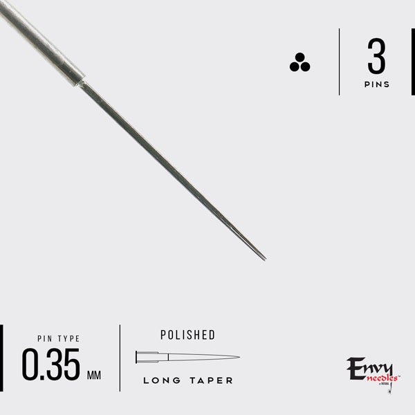 Envy Needles by TATSoul - Extra Tight Round Liners - PICK SIZE