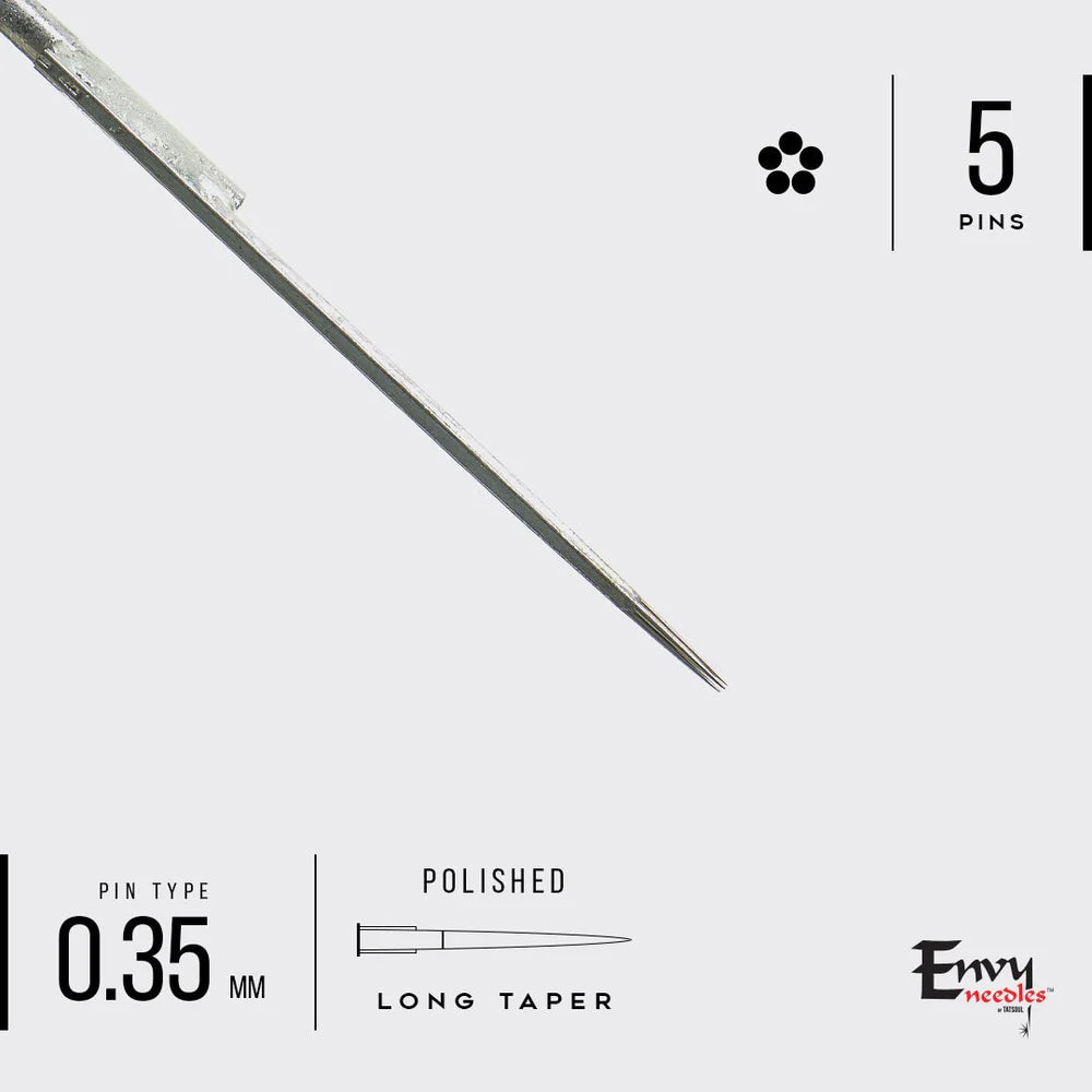 Envy Needles by TATSoul - Extra Tight Round Liners - PICK SIZE-3