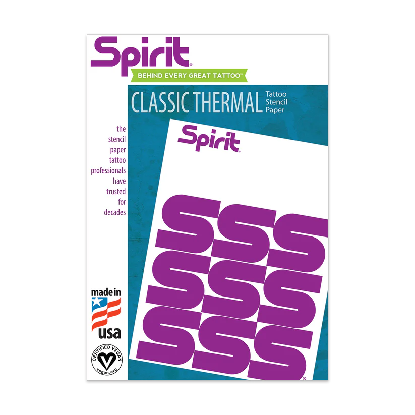 Spirit Original Tattoo Thermal Image Copier Paper 100 Sheets- PICK SIZE-1