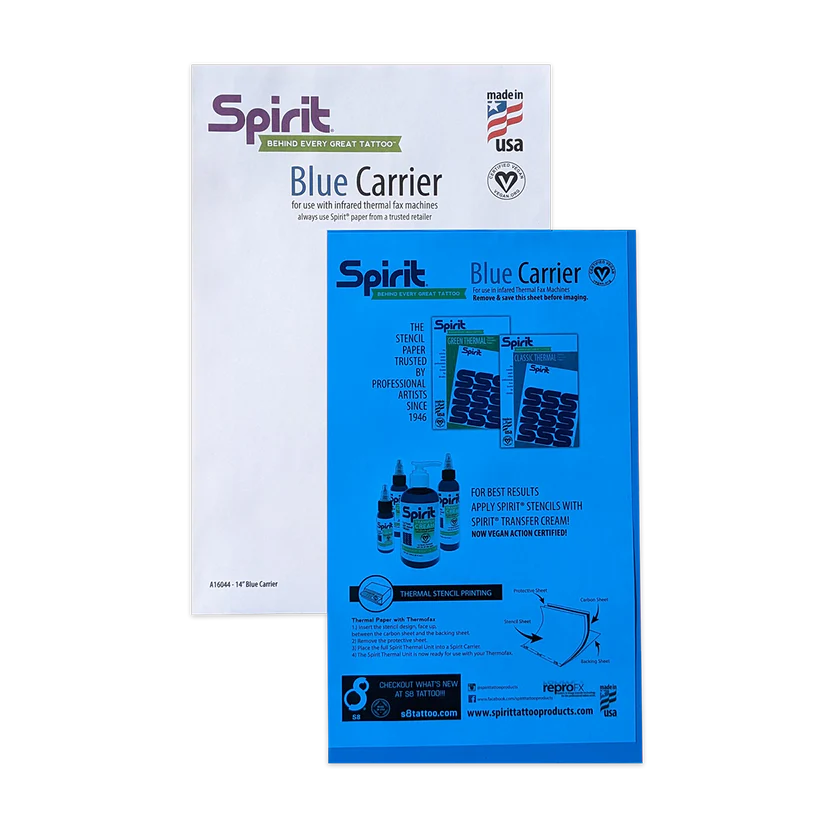 Spirit® Blue Carrier 8.5 X 14-1