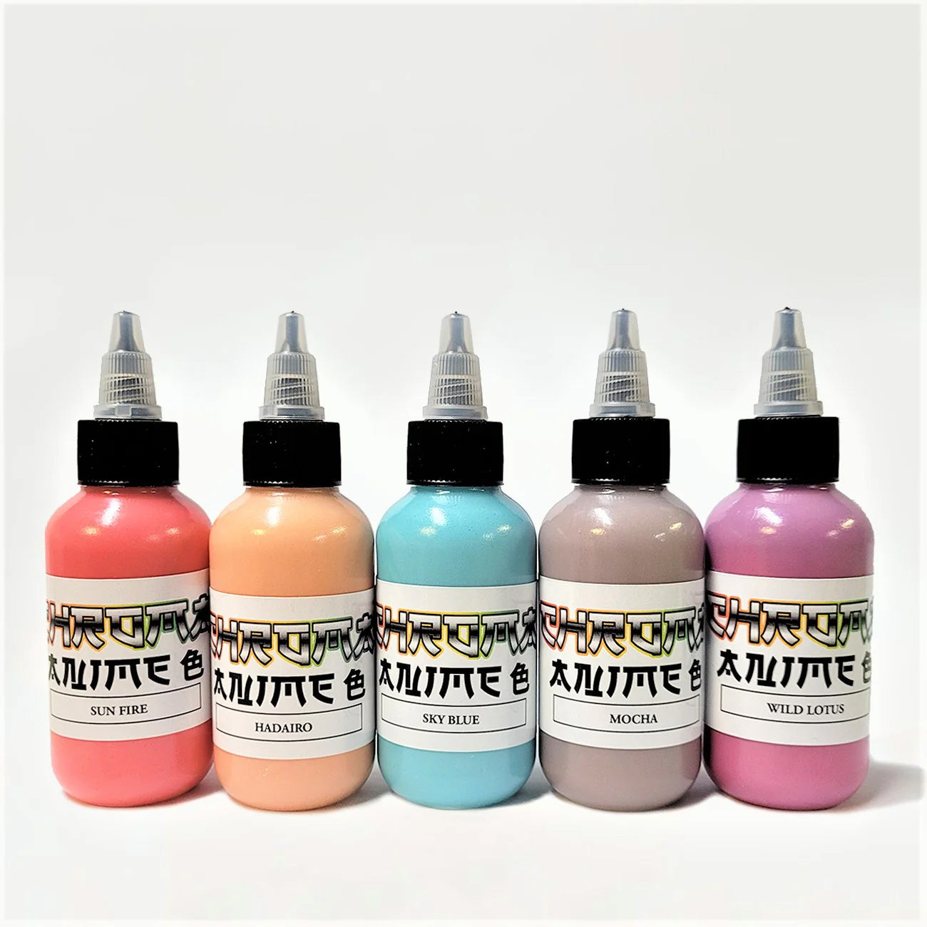 Chroma Tattoo Ink - Anime Color Set #1 1oz