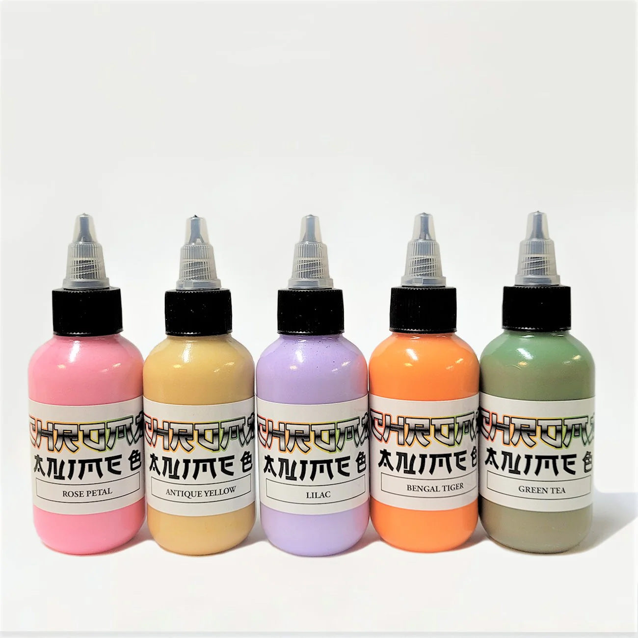 Chroma Tattoo Ink - Anime Color Set #2 1oz