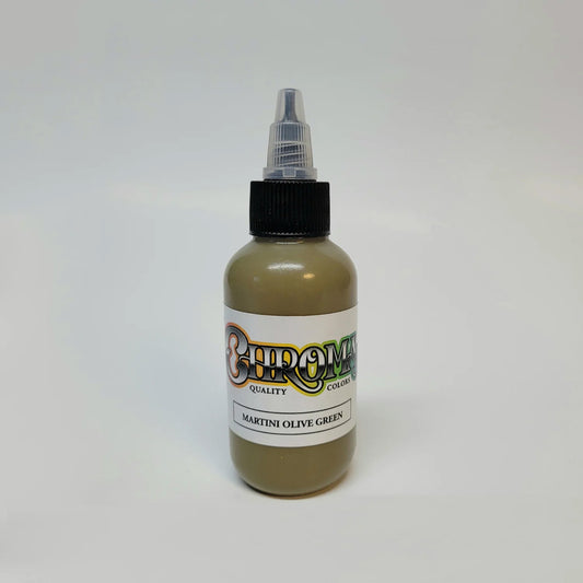 Chroma Tattoo Ink - Martini Olive Green 1oz