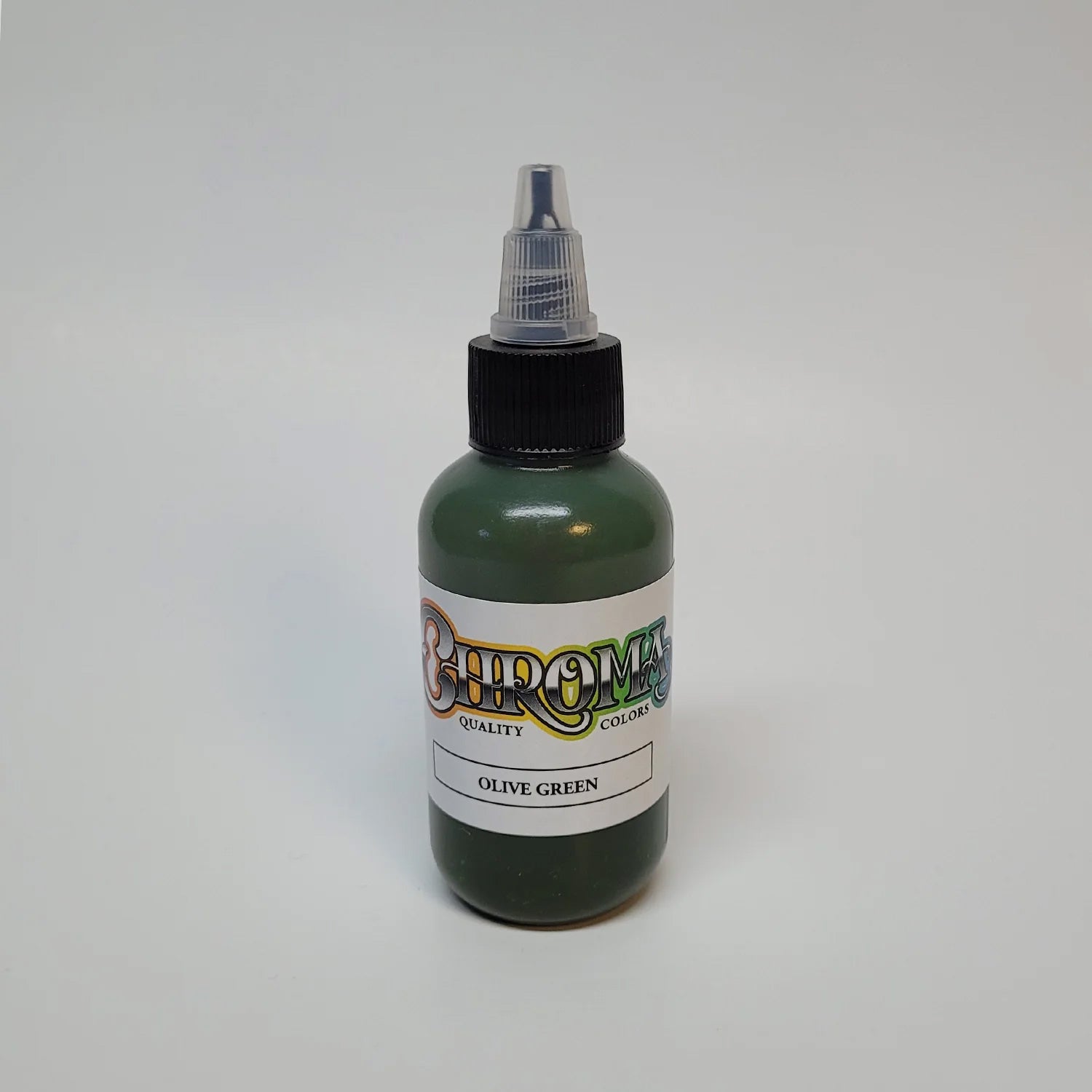 Chroma Tattoo Ink - Olive Green 1oz-1