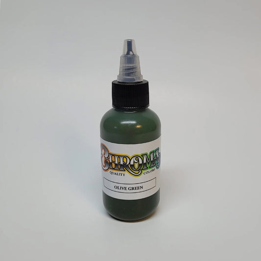 Chroma Tattoo Ink - Olive Green 1oz