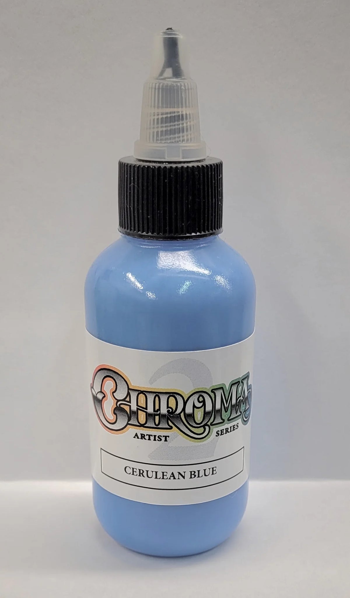 Chroma Tattoo Ink - Cerulean Blue 1 oz-1