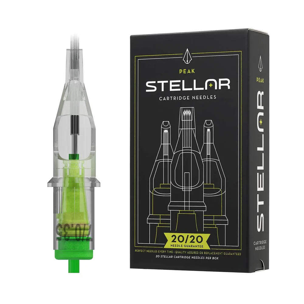 PEAK STELLAR CARTRIDGES - #12 CURVED MAGNUM LONG TAPER