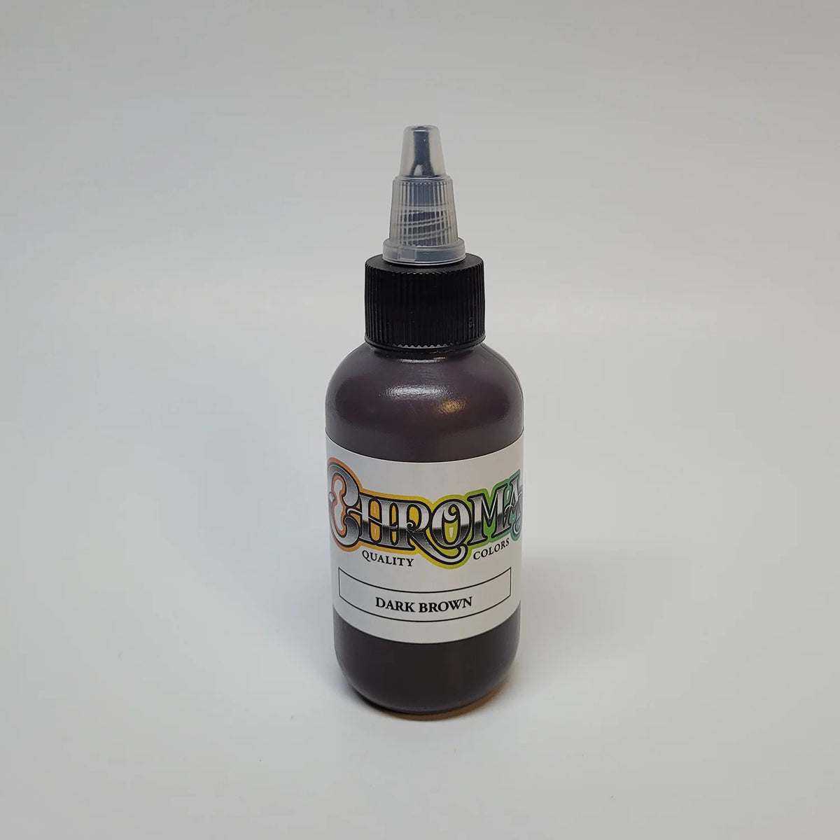Chroma Tattoo Ink - Dark Brown 1 oz-1