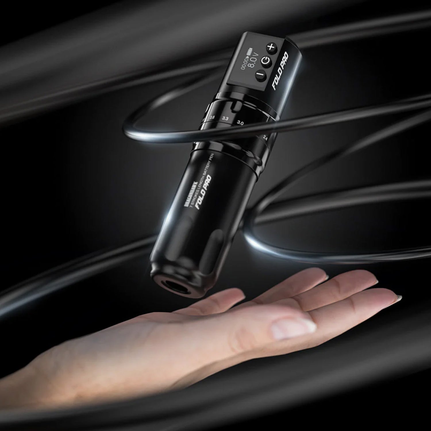 Dragonhawk Fold Pro Wireless Tattoo Pen Machine-11