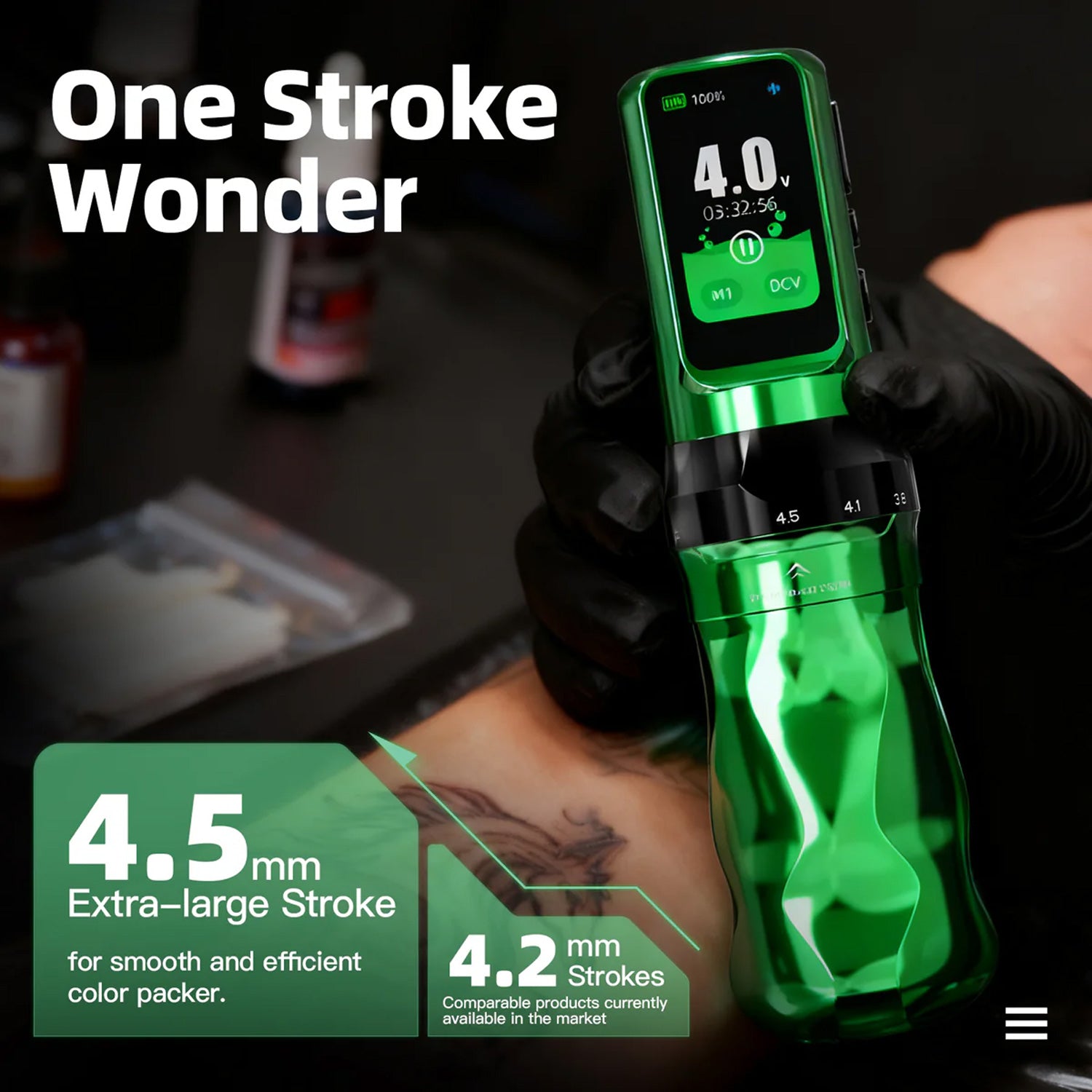 Dragonhawk Mast Fold Pro Year of the Horse Edition Wireless Tattoo Pen Machine-6