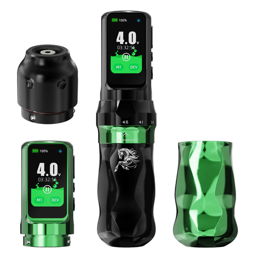 Dragonhawk Mast Fold Pro Year of the Horse Edition Wireless Tattoo Pen Machine