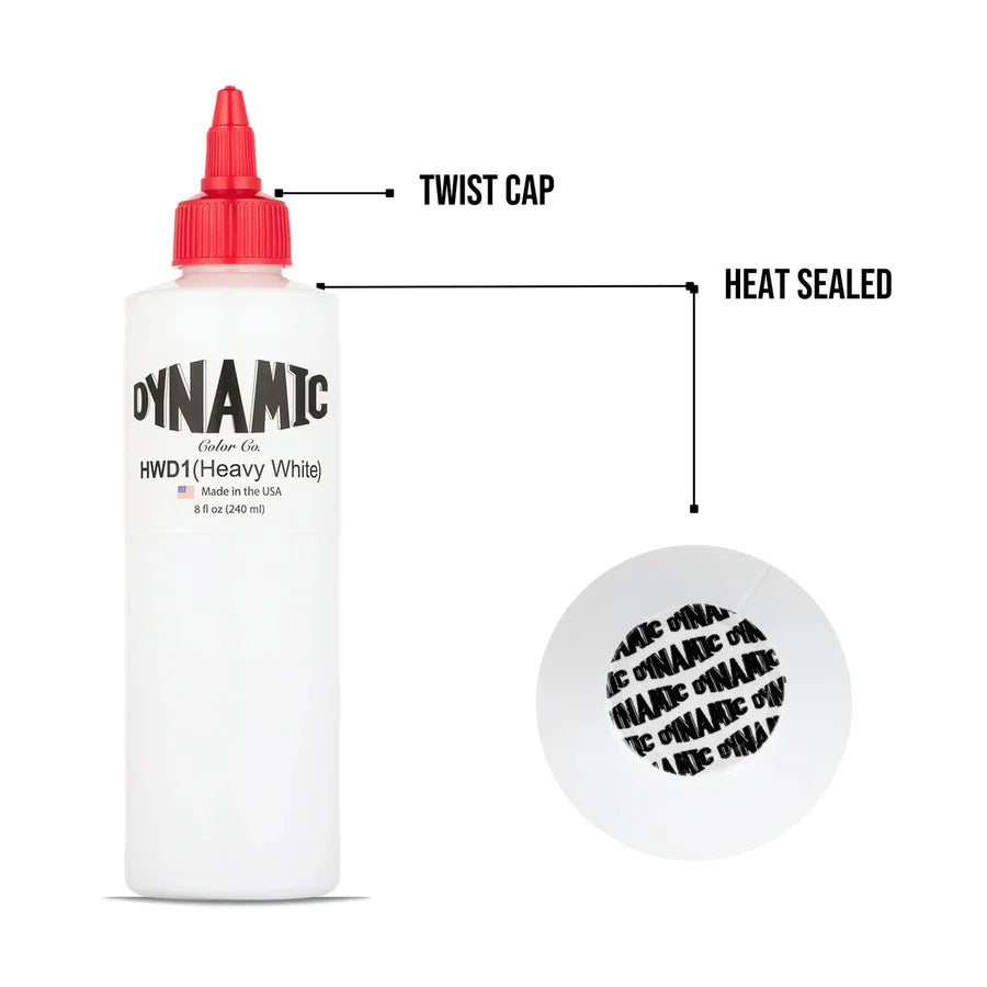 DYNAMIC - NON MIXING HEAVY WHITE TATTOO INK-3