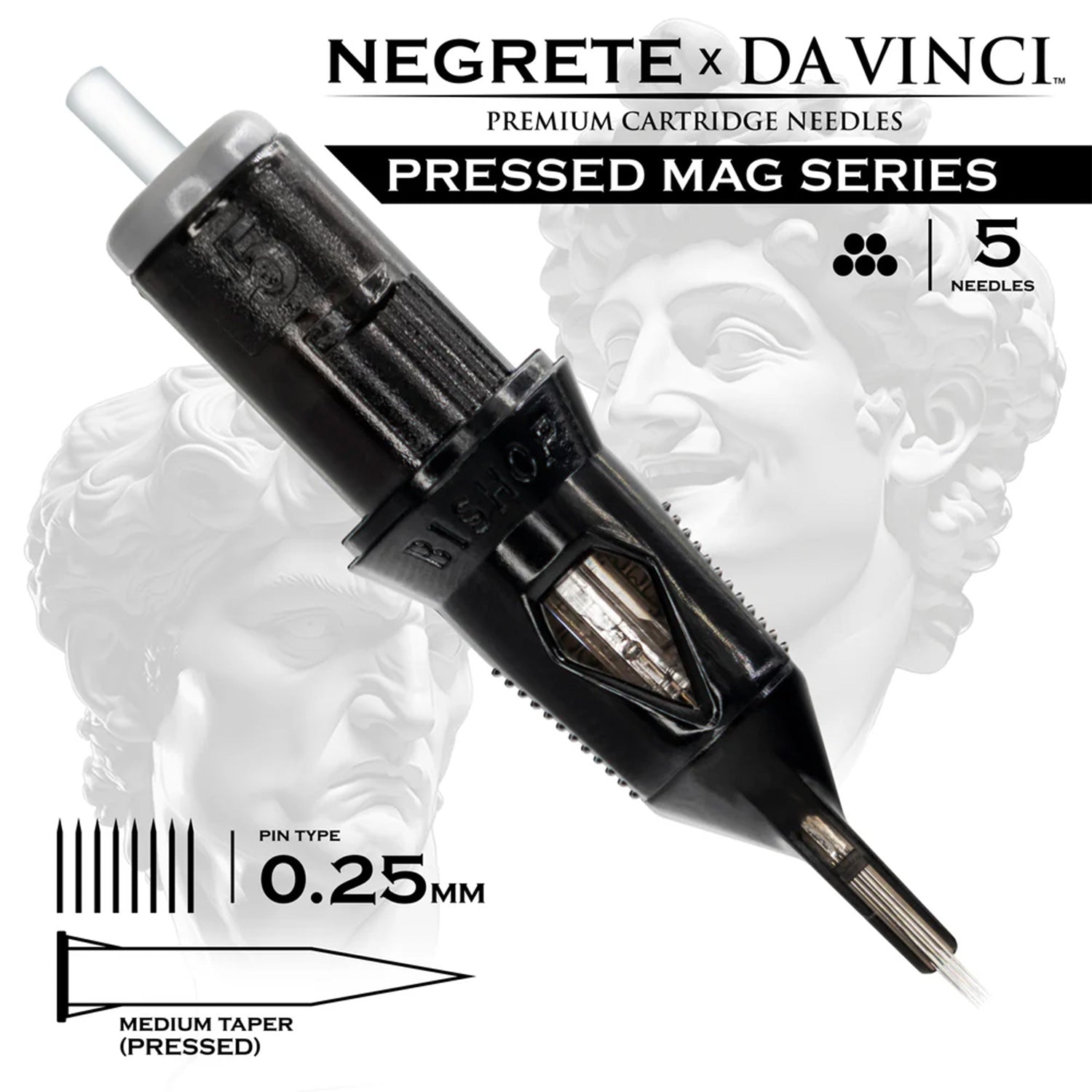 Bishop Da Vinci V2 Cartridges - Freddy Negrete Pressed Magnum