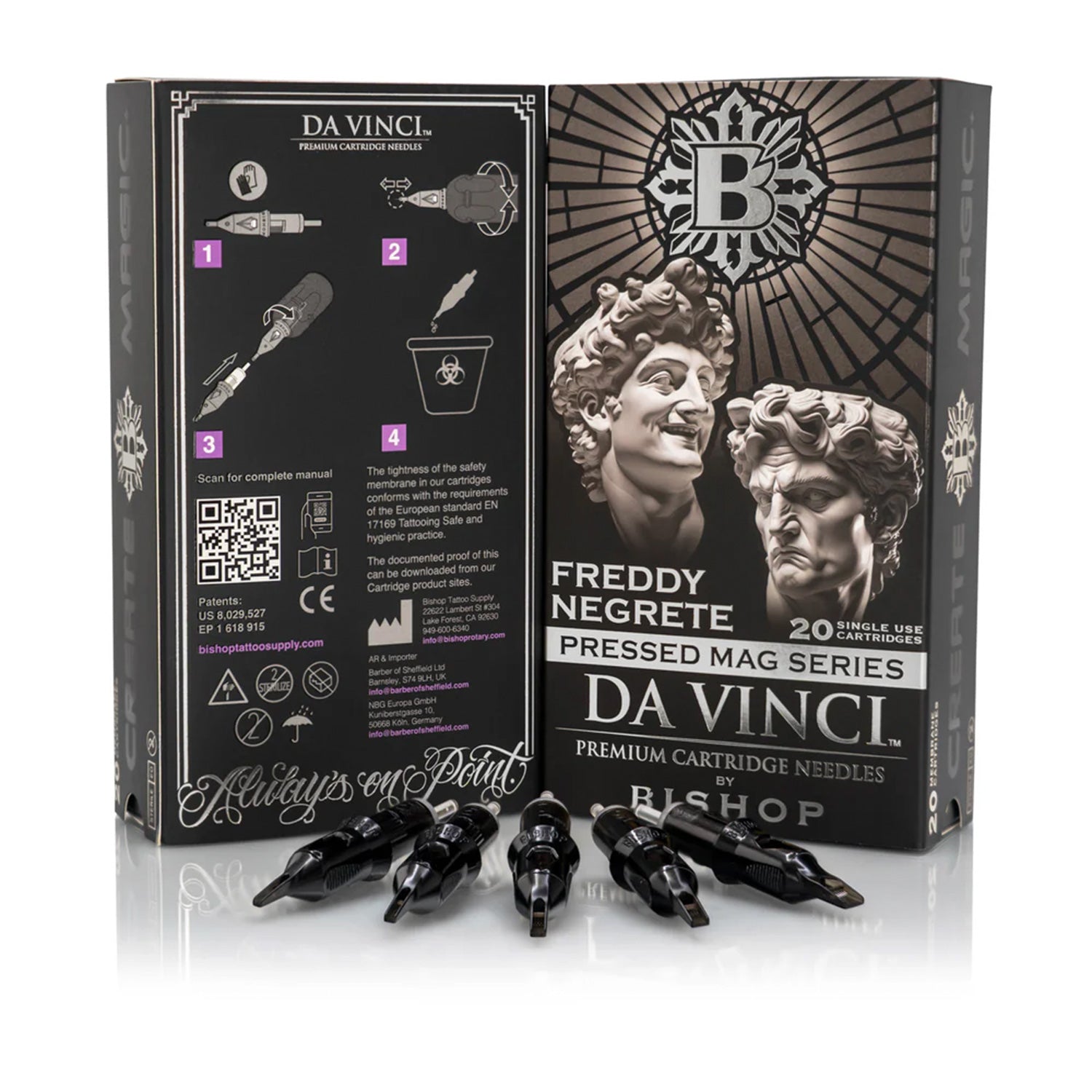 Bishop Da Vinci V2 Cartridges - Freddy Negrete Pressed Magnum