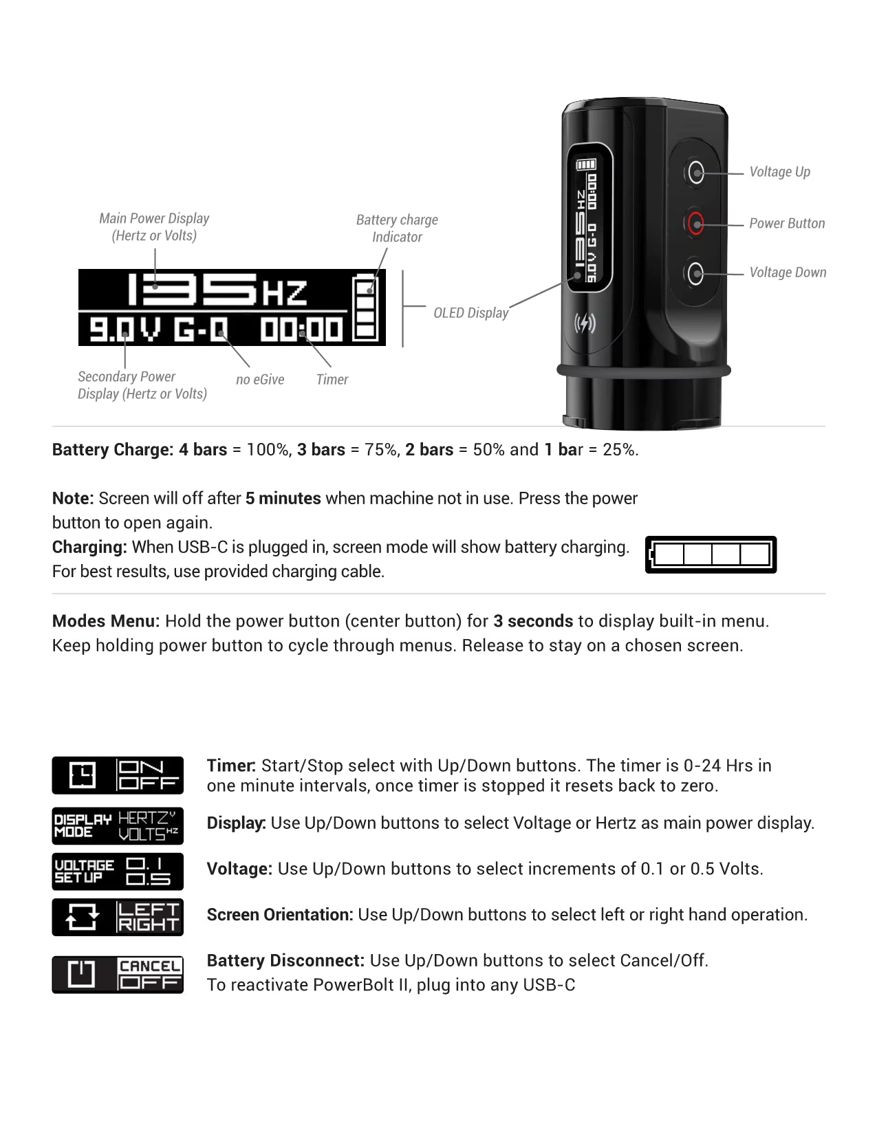 WIRELESS ROTARY TATTOO PEN MACHINE FK IRONS FLUX MAX (REPLICA MACHINE)- PICK COLOR-16