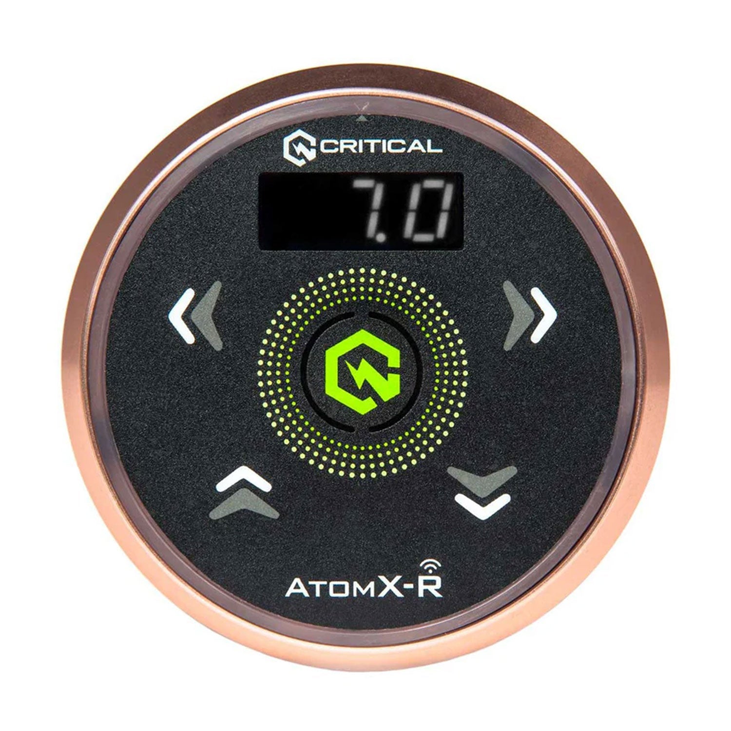 AtomX-R Power Supply Rose Gold with Black Overlay and Rose Gold CXP19 Wireless Foot Switch Bundle-2