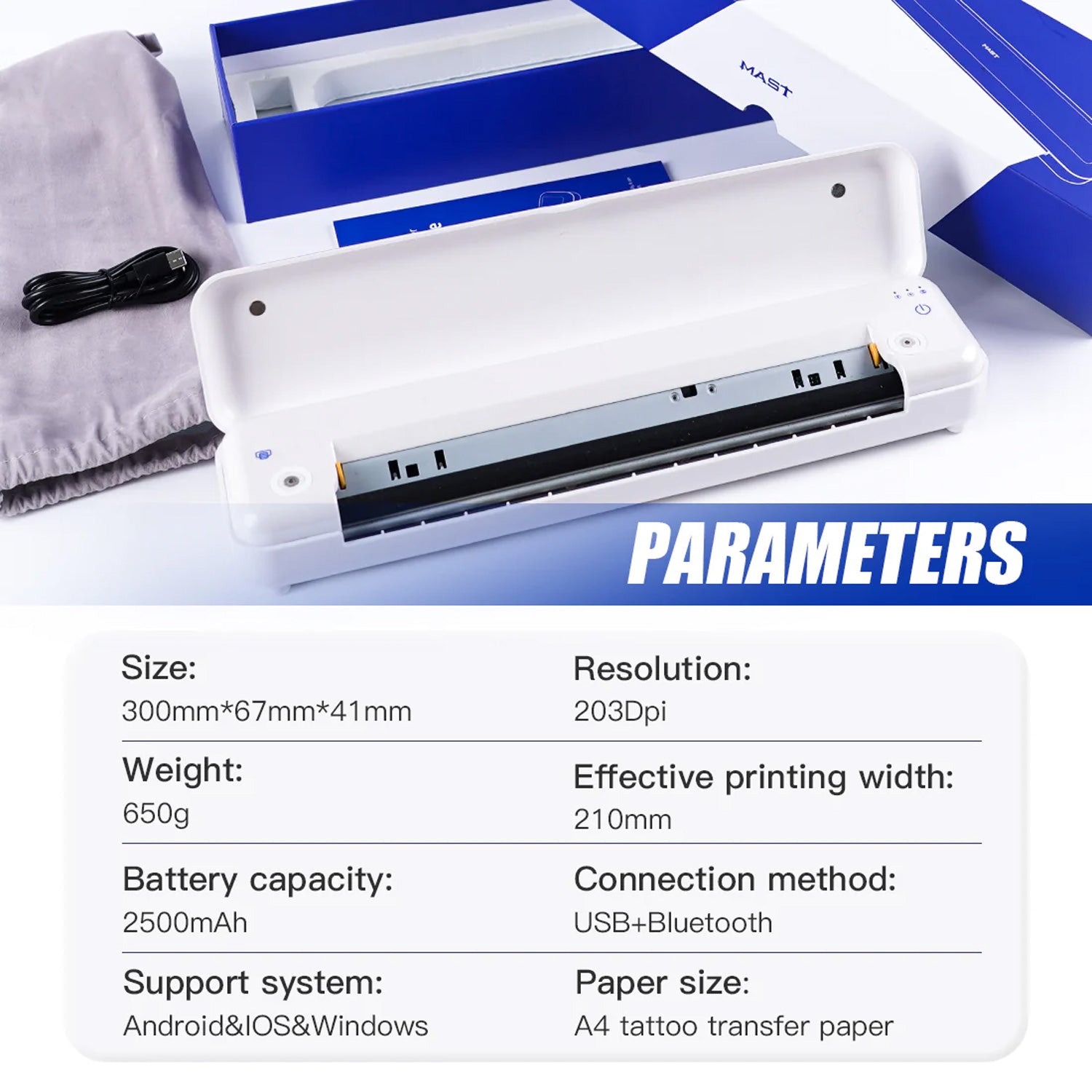 MAST Smart Wireless Tattoo Printer-11