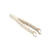 SAFERLY MEDICAL BIODEGRADABLE STERILIZED ROUND TIP TWEEZERS - BOX OF 25