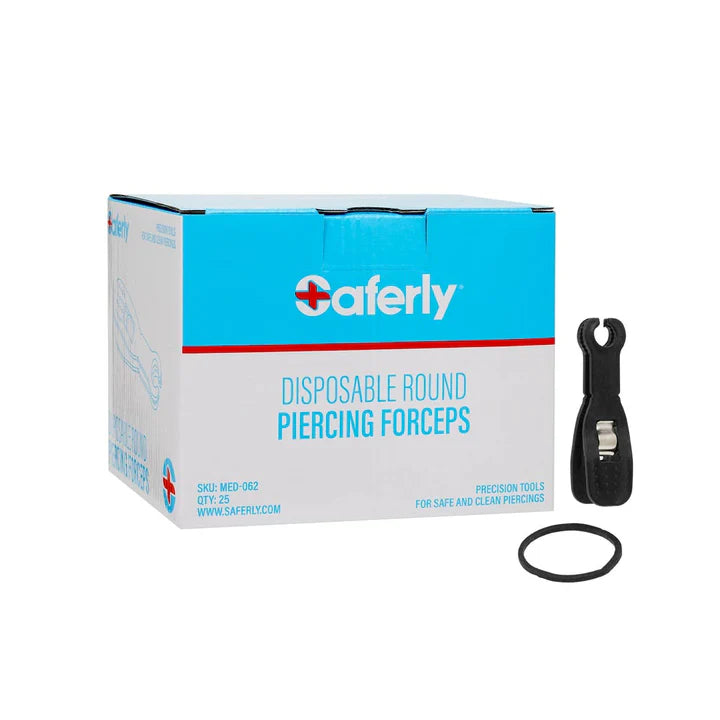 SAFERLY DISPOSABLE ROUND PIERCING FORCEPS-1