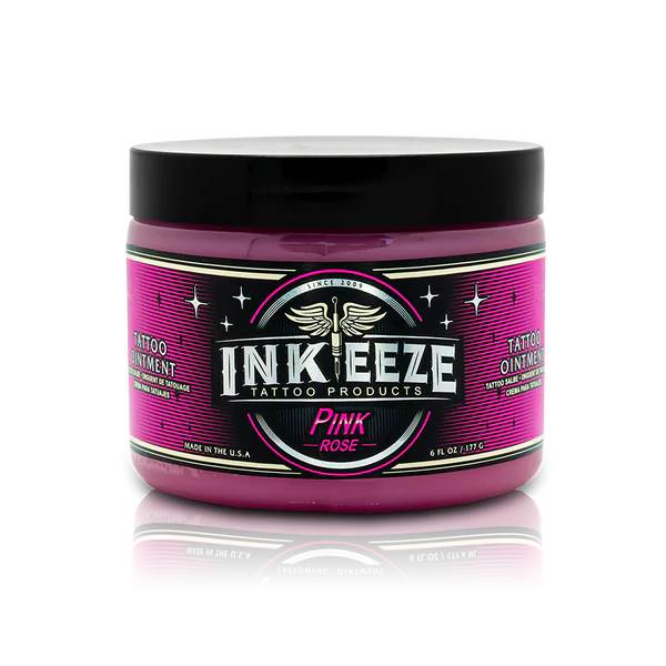 INK-EEZE PINK GLIDE TATTOOING  OINTMENT - 6OZ-1