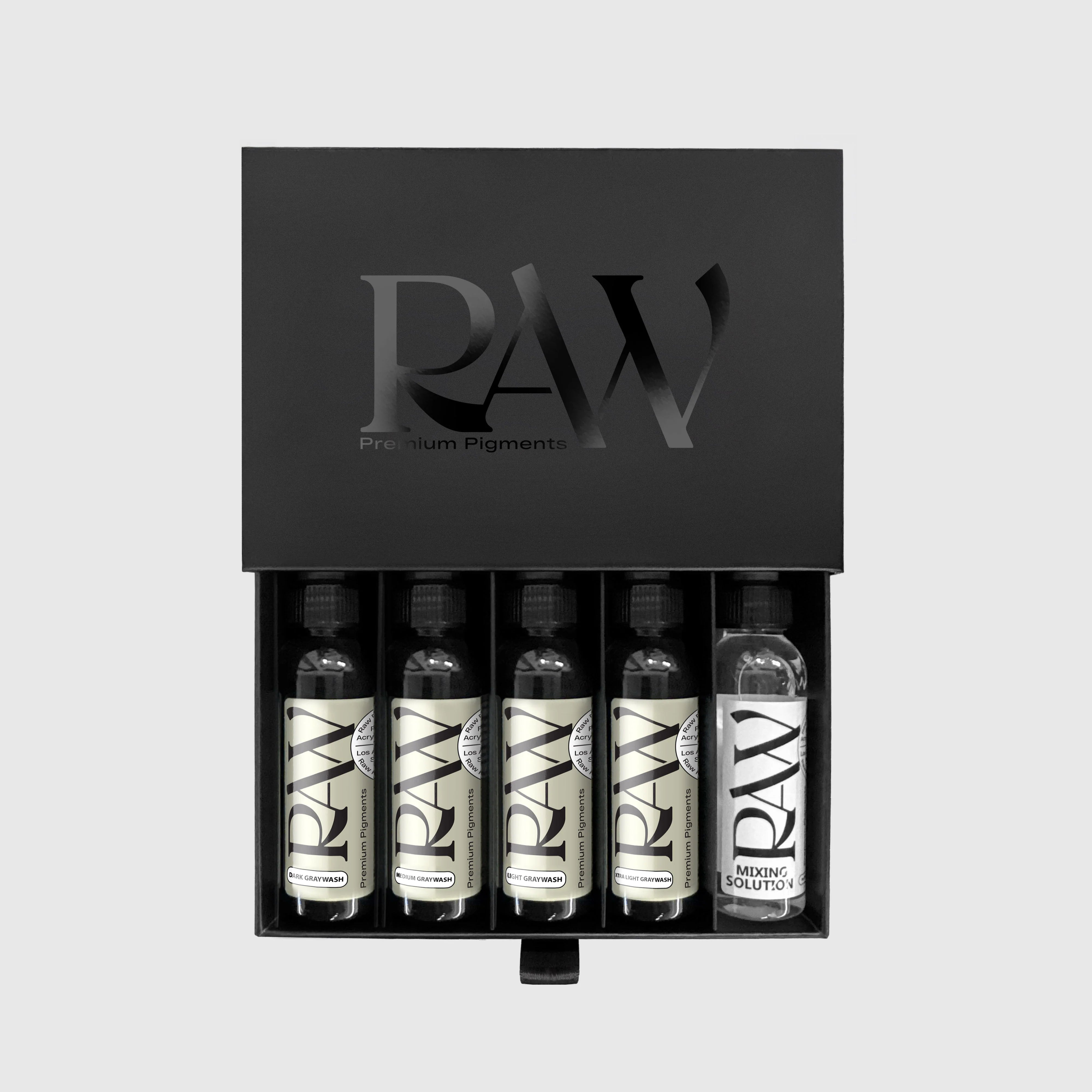 RAW - GRAY WASH SET - 4 OUNCE