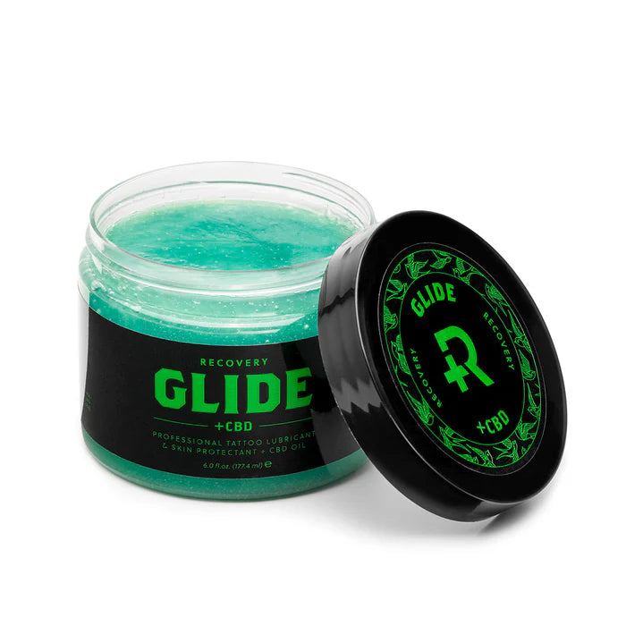 Recovery Tattoo Glide — 6 fl oz Jar - single or case of 12-3
