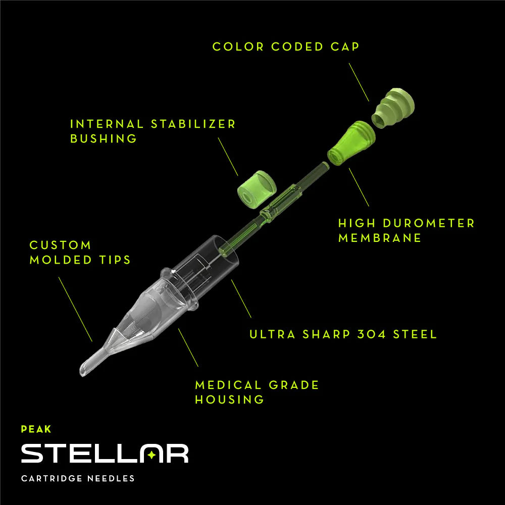 PEAK STELLAR CARTRIDGES - #10 BUGPIN ROUND LINER-2