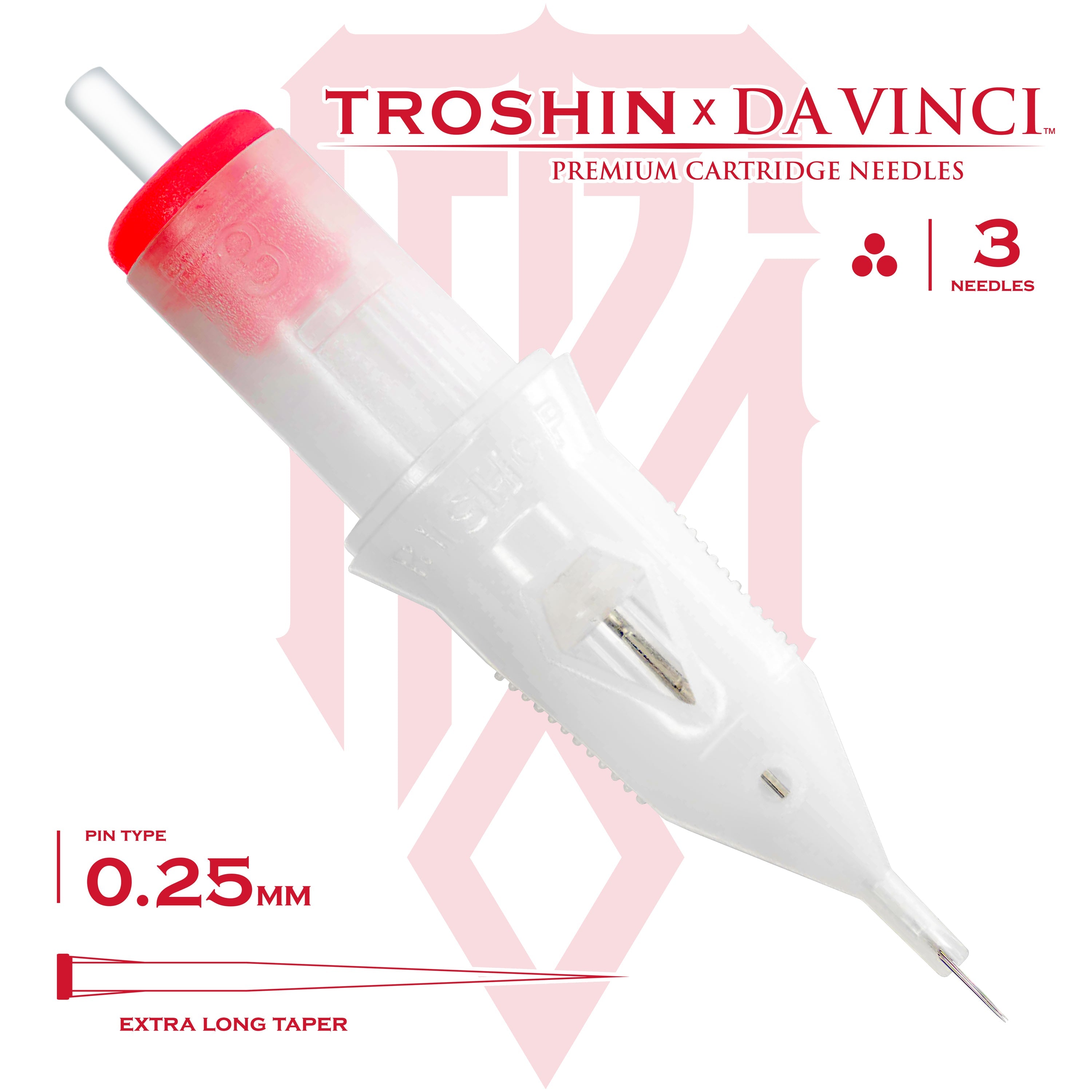 Da Vinci V2 Troshin - #3RLONLY Cartridges - 40pcs-4