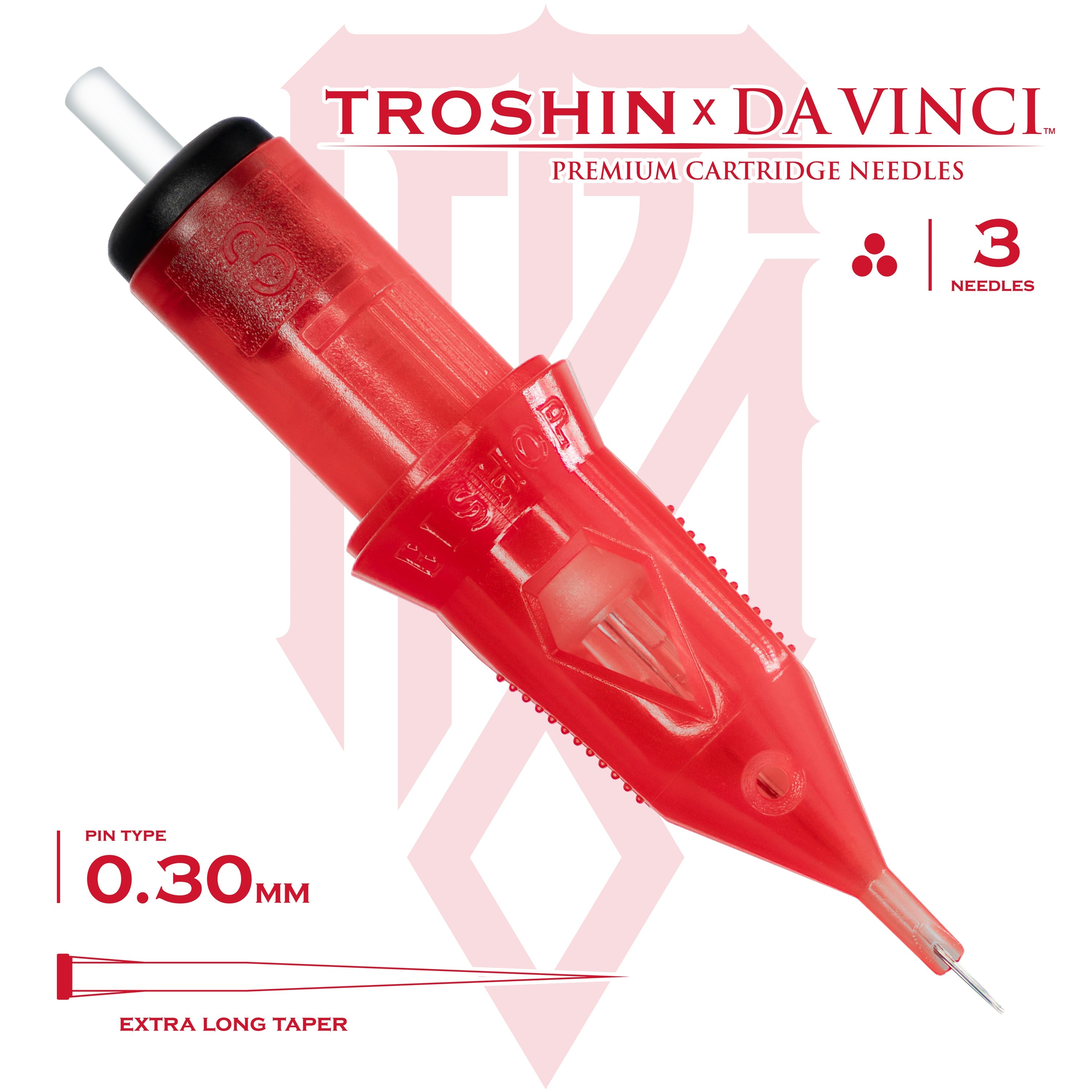 Da Vinci V2 Troshin - #3RLONLY Cartridges - 40pcs-3