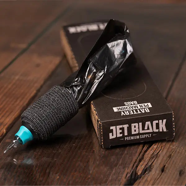 Jet Black - Eco-Friendly Battery Pen Machine Bags - 200 PER BOX-2