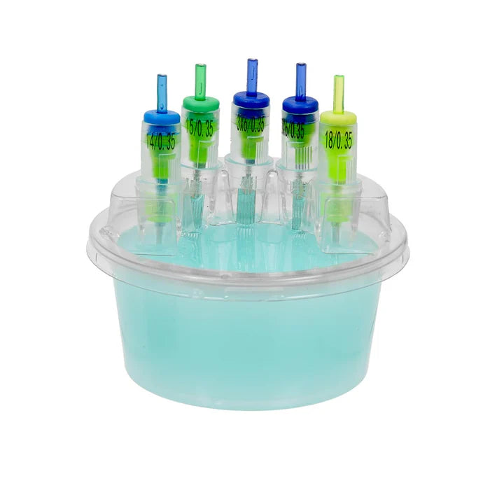 Saferly Cartridge Rinse Cups — Box of 50 Rinse Cups + 50 Cartridge Holder Lids-2