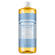 Dr. Bronner's Magic Soaps Unscented Baby-Mild Pure-Castile Soap
