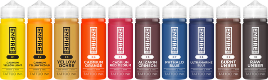 EMPIRE INK - 10 COLOR SET - 3 OZ