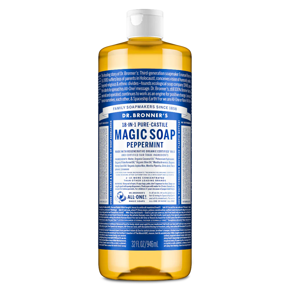 Dr. Bronner's Magic Soaps Peppermint Pure-Castile Soap-1