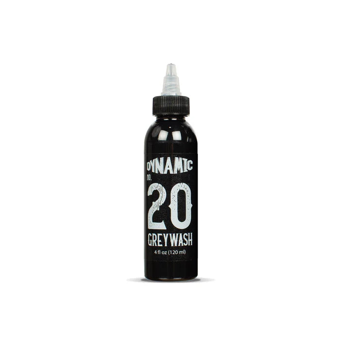 DYNAMIC GREYWASH TATTOO INK SET WITH MIXING SOLUTION 5 BOTTLES 4OZ-5