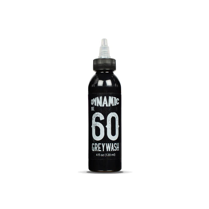 DYNAMIC GREYWASH TATTOO INK SET WITH MIXING SOLUTION 5 BOTTLES 4OZ-7